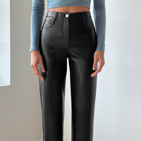 SOLD - Aritzia Melina leather pants - Picture 3 of 5